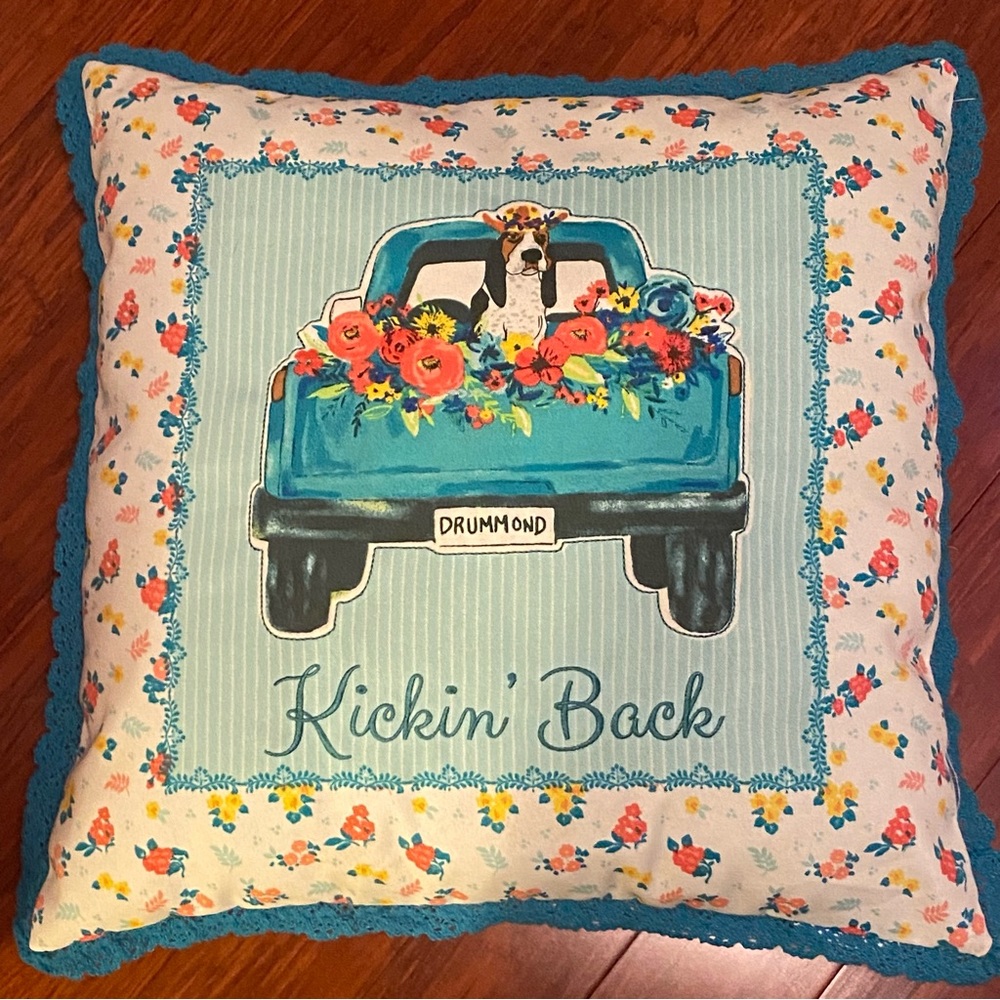 The Pioneer Women Kickin Back Outdoor Pillow